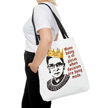 Load image into Gallery viewer, Ruth Bader Ginsburg Tote Bag
