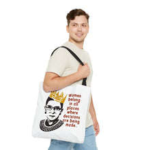 Load image into Gallery viewer, Ruth Bader Ginsburg Tote Bag
